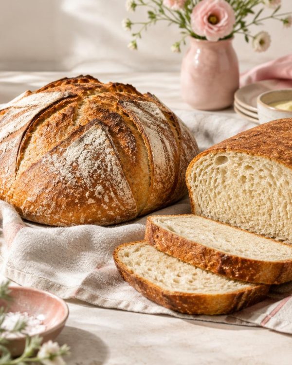 Artisan bread loaf