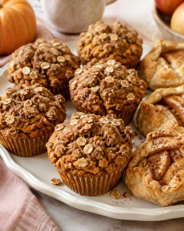 Pumpkin streusel muffins (4 pack)